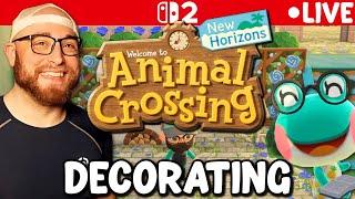 Decorating and Terraforming Animal Crossing New Horizons!