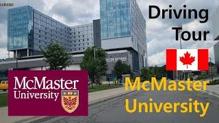 Driving Campus Tour of McMaster University, Hamiton, Ontario, Canada #students #Université #étudiant