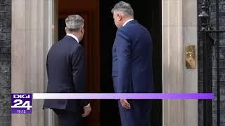 Ciolacu, gafă de protocol la întâlnirea cu premierul britanic Keir Starmer