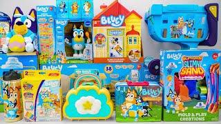 Bluey Toy Collection Unboxing Review  Bluey SlimyGloop Slimy Sand Mold & Play Creations