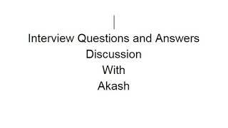 Selenium Automation Interview Questions Discussion Session 1