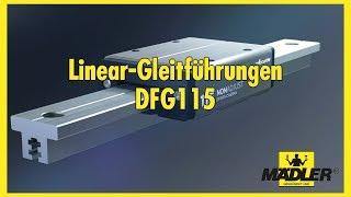 MÄDLER® Linear-Gleitführung DFG115 / Plain bearing friction guide