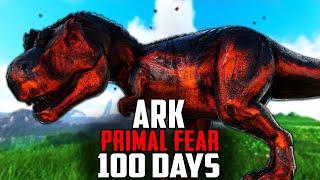 I spent 100 Days In ARKs Mod Primal Fear