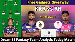 KKR vs RR Dream11 Prediction ,kkr vs rr Dream11 ,kkr vs rr Dream11 Prediction Today