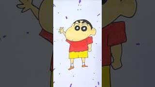 Draw SHINCHAN in SECONDS ! #shorts #shinchan
