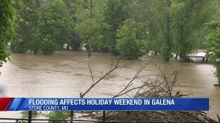 Flooding Affects Holiday Weekend In Galena