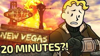 New Vegas, But I Only Have 20 Minutes To Prepare