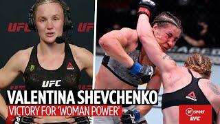 "Woman power is about our family!" Valentina Shevchenko celebrates her title with her sister!