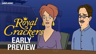 EARLY PREVIEW: Awkward TV Interview | Royal Crackers | adult swim