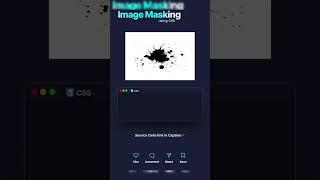 ️ Create Stunning Image Masking Effects with CSS! ||#shorts #shortvideo #cssanimation #html5css3