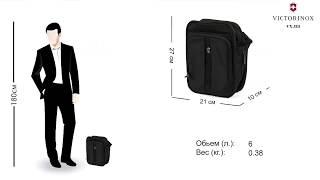 Обзор сумочки / клатча Victorinox Travel TRAVEL ACCESSORIES 4.0/Black Vt311743.01