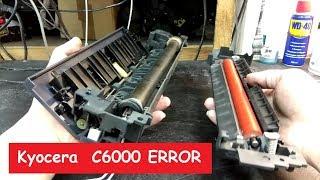 Kyocera ошибка C6000 Error. Ремонт печки