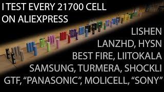 I test every 21700 cell on #aliexpress