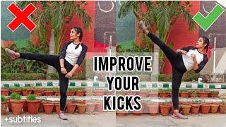 How to KICK HIGHER (हिंदी में) | Exercises & Drills for High Kicks | Martial Arts Tutorial