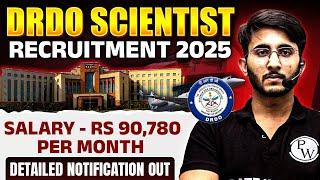 DRDO Scientist Recruitment 2025 | Salary | Eligibility | Detailed Notification Out