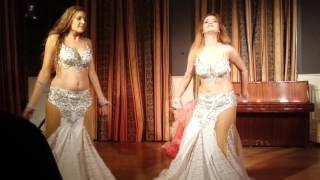 Katya and Polina - 1st winners of Miss Bellydance Ireland 2016 group category