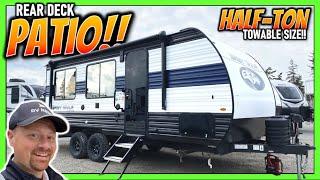 Half Ton RV with Rear Patio! 2024 Grey Wolf 18RR Travel Trailer