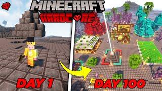 I Survived 100 Days Natherite Only World In Minecraft (Hindi)