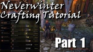 Neverwinter Crafting Tutorial Pt.1 - The Basics and Leadership Training Levels 1-3