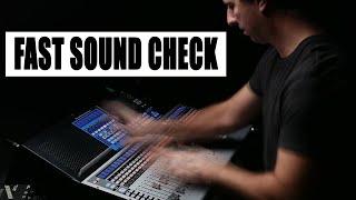 Fast Sound Check || Prepare for Success