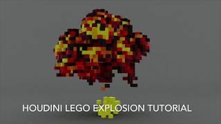 Houdini Lego Brick Explosion Tutorial