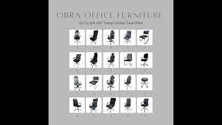 Transform Your Workspace with OBRA  Ergonomic Office Chairs!  #obraofficefurniture #interiordesign