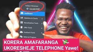 NTUCIKWE! Injiza Amafaranga 35,000 RWF Ako Kanya! Nigute NAKORERA AMAFARANGA Nkoresheje Telephone ?