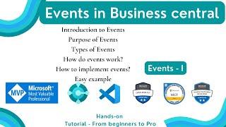 events in business central | subscribers in business central | business central tutorial | trending