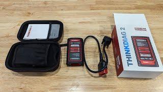 Thinkdiag2 All System Bidrectional Control OBD2 Bluetooth Scanner Tool CAN ECU Coding Test Review