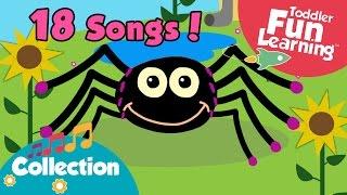 Incy Wincy Spider and More Nursery Rhymes for children! | Children Songs | Toddler Fun Learning