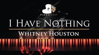 Whitney Houston - I Have Nothing - Piano Karaoke / Sing Along Cover with Lyrics