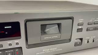 SONY PCM-R300 High Density Linear A/D D/A Converter DAT Machine Digital Recorder - Video 1