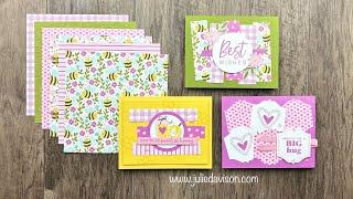 3 Stampin’ Up! Cute as Can Bee Card Ideas | 1/17/25 Friday Night Stamp Therapy