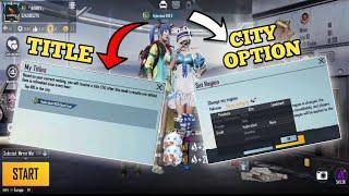 How To Get City Title In Pubg Mobile | PROVINCE TITLE | Pubg Title New Update