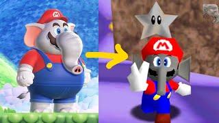 Super Elephant Mario 3D IS SO GOOD!! [Super Mario Bros Wonder Mod in Super Mario 64]