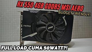 RX 550 4gb MSI AERO 2025! Budget friendly!!!