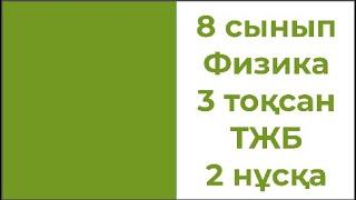 8 сынып Физика 3 тоқсан ТЖБ 2 нұсқа