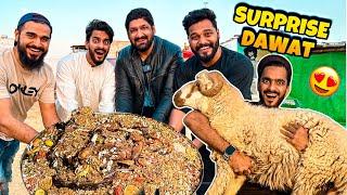 SAARE YOUTUBERS KI SURPRISE DAWAT KARDI  ️ | Mishkat Khan | Mustafa Hanif | Syed Fahad