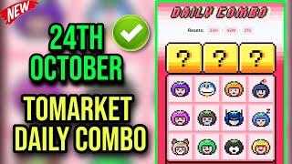 Tomarket Combo Today 24 October | Tomarket Daily Combo Today | Daily Combo Tomarket Today