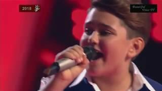 'Volare'. Robert/Angelina/Anton. The Voice Kids Russia 2018.