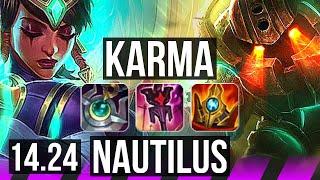 KARMA & Hwei vs NAUTILUS & Jinx (SUP) | 5/3/12 | NA Master | 14.24