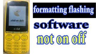 club mobile a3000 flashing and software|not on off