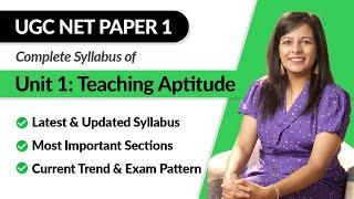 Updated Syllabus of Teaching Aptitude Under 3 Minutes | Trending Topics | UGC NET Paper 1