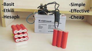 Basit Pil Punta Makinası Yapımı - DIY Battery Spot Welder