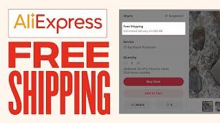 How To Get Free Shipping on Aliexpress (2024) Step by Step