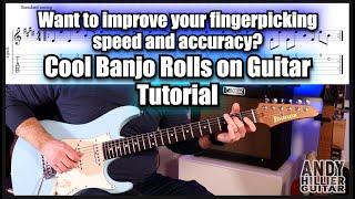 Cool Exercise for Banjo Rolls on Guitar | Hybrid Picking Technique Tutorial