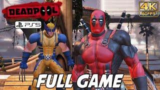 DEADPOOL (PS5) FULL GAME Walkthrough No Commentary Gameplay @ 4K 60ᶠᵖˢ 