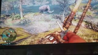 Far Cry Primal. Kill a mammoth the easy way!