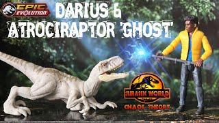 Jurassic World Chaos Theory Darius & Atrociraptor 'Ghost' Encounter Pack Review! #2024 #mattel