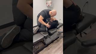 Crunchy ASMR Chiropractic Low Back adjustment for low back pain relief  #chiropracticadjustment
